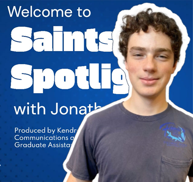 Saints Spotlight image of student Jonathan Miller